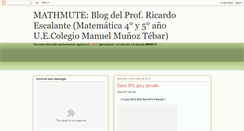 Desktop Screenshot of mathmute.blogspot.com