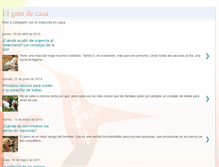 Tablet Screenshot of elgatodecasa.blogspot.com