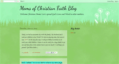 Desktop Screenshot of momsofchristianfaithblog.blogspot.com