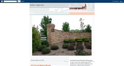 Desktop Screenshot of indianridgehoa.blogspot.com