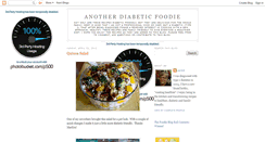 Desktop Screenshot of anotherdiabeticfoodie.blogspot.com