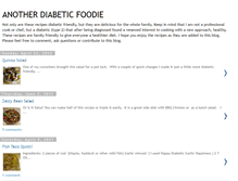 Tablet Screenshot of anotherdiabeticfoodie.blogspot.com