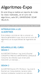 Mobile Screenshot of algoritexpo.blogspot.com