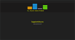 Desktop Screenshot of happiertobeyou.blogspot.com