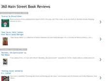 Tablet Screenshot of 360mainstreetbookreviewpage.blogspot.com