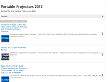 Tablet Screenshot of portableprojectors.blogspot.com