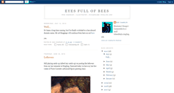 Desktop Screenshot of eyesfullofbees.blogspot.com