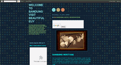 Desktop Screenshot of bandunghotelreservation.blogspot.com