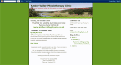 Desktop Screenshot of ambervalleyphysio.blogspot.com