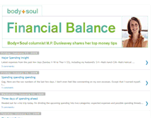Tablet Screenshot of financialbalance.blogspot.com