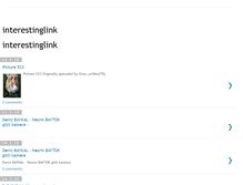 Tablet Screenshot of interestinglink.blogspot.com
