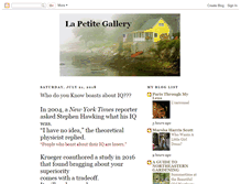 Tablet Screenshot of lapetitegallery.blogspot.com