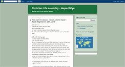 Desktop Screenshot of clamapleridge.blogspot.com