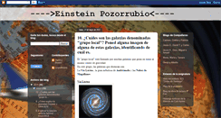 Desktop Screenshot of einsteinpozorrubio.blogspot.com