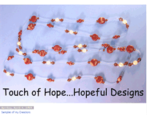 Tablet Screenshot of kimtouchofhope.blogspot.com