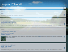 Tablet Screenshot of lesyeuxdelisabeth.blogspot.com