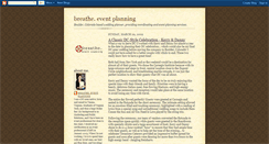 Desktop Screenshot of breatheevents.blogspot.com