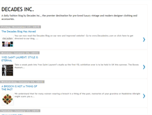 Tablet Screenshot of decadesinc.blogspot.com