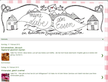 Tablet Screenshot of meineliebedasessen.blogspot.com