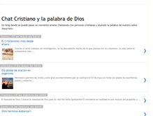 Tablet Screenshot of evangeliochat.blogspot.com