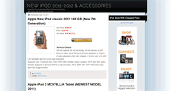 Desktop Screenshot of new-ipod-2011-2012.blogspot.com