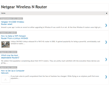 Tablet Screenshot of netgearwirelessnrouter.blogspot.com