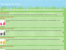 Tablet Screenshot of mybagaholicshop.blogspot.com