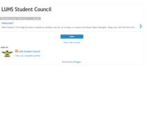 Tablet Screenshot of luhsstudentcouncil.blogspot.com