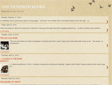 Tablet Screenshot of onehundredbestnovels.blogspot.com