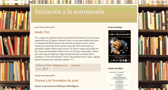 Desktop Screenshot of iniciacionastronomia.blogspot.com