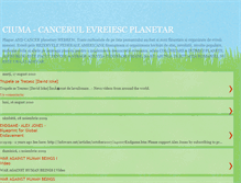Tablet Screenshot of ciuma-cancerulevreiescplanetar.blogspot.com