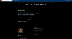 Desktop Screenshot of cherriedoutmerch.blogspot.com