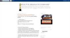 Desktop Screenshot of nice-fun-emails-to-forward.blogspot.com