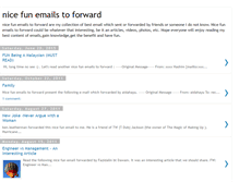 Tablet Screenshot of nice-fun-emails-to-forward.blogspot.com