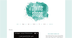 Desktop Screenshot of divineshape.blogspot.com