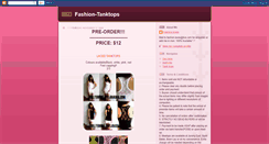 Desktop Screenshot of fashionloves-tanktops.blogspot.com