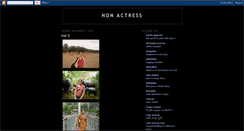 Desktop Screenshot of nonactress.blogspot.com