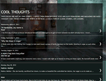 Tablet Screenshot of coolthoughtsdev.blogspot.com