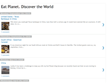 Tablet Screenshot of eatplanet.blogspot.com