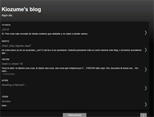 Tablet Screenshot of kiozume-sama.blogspot.com