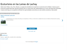 Tablet Screenshot of ecoturismolachay.blogspot.com