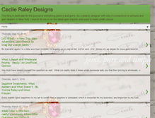 Tablet Screenshot of cecileraleydesigns.blogspot.com