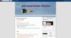 Desktop Screenshot of clubaquariophilechepillon.blogspot.com