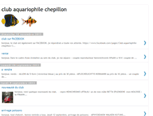 Tablet Screenshot of clubaquariophilechepillon.blogspot.com