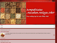 Tablet Screenshot of malay-cook-spices.blogspot.com