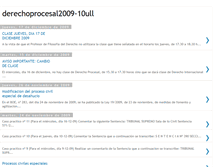 Tablet Screenshot of derechoprocesal2009-10ull.blogspot.com