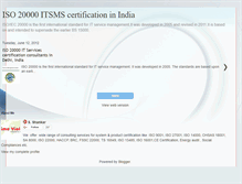 Tablet Screenshot of iso20000certification.blogspot.com