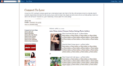 Desktop Screenshot of connect2love.blogspot.com