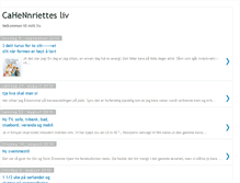 Tablet Screenshot of cahennriettesliv.blogspot.com