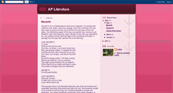 Desktop Screenshot of cs-apliterature.blogspot.com